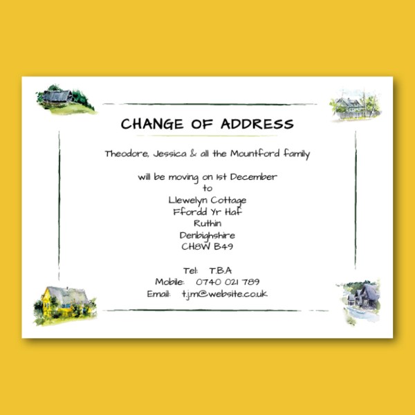 Change of Address Cards